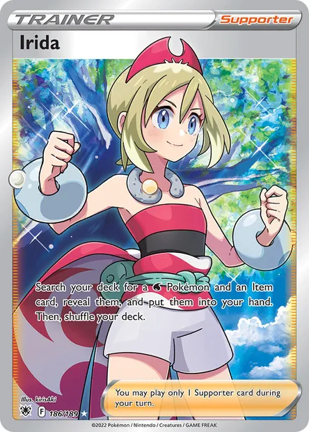 Irida, Pokémon card ASR 186 — Astral Radiance set