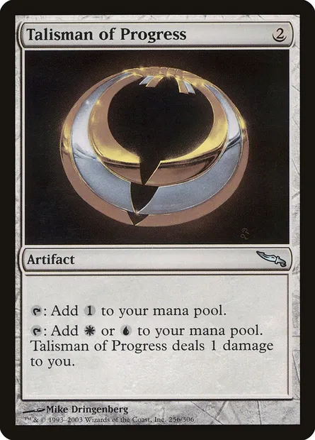 Talisman de progrès, carte Magic MRD 256 — extension Mirrodin