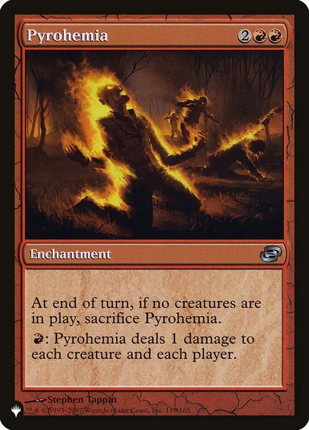 Pyrohemia, Magic card PLST PLC-119 — The List set