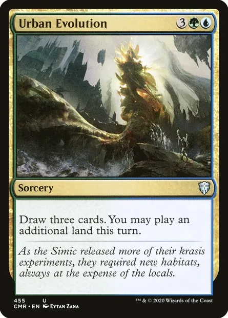 Urban Evolution, Magic card CMR 455 — Commander Legends set