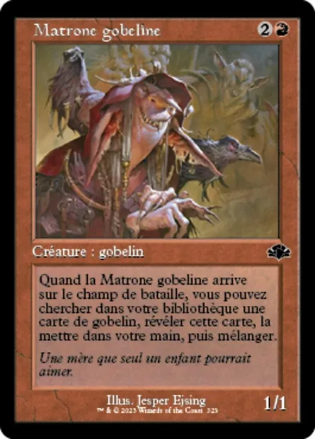 Matrone gobeline, carte Magic DMR 323 — extension Dominaria Remastered