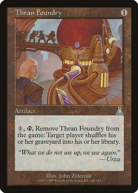 Thran Foundry, Magic card UDS 140 — Urza's Destiny set