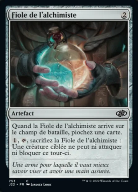 Fiole de l'alchimiste, carte Magic J22 753 — extension Jumpstart 2022