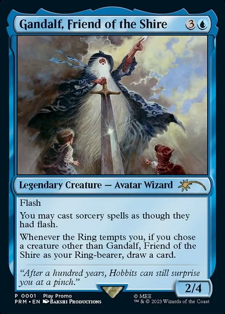 Gandalf, Friend of the Shire, Magic card PF23 1 — MagicFest 2023 set