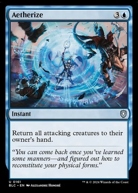 Aetherize, Magic card BLC 161 — Bloomburrow Commander set