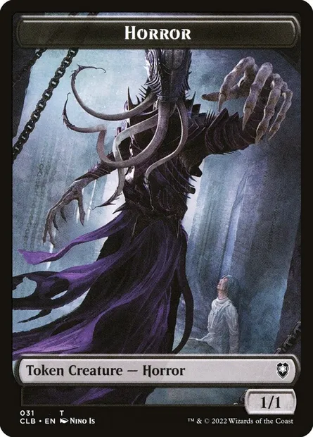 Horror, Magic card TCLB 31 — Battle for Baldur's Gate Tokens set