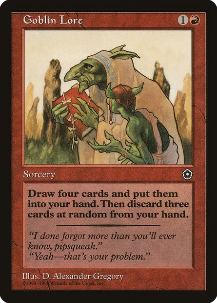 Gobelin enrage, carte Magic P02 99 — extension Portal Second Age
