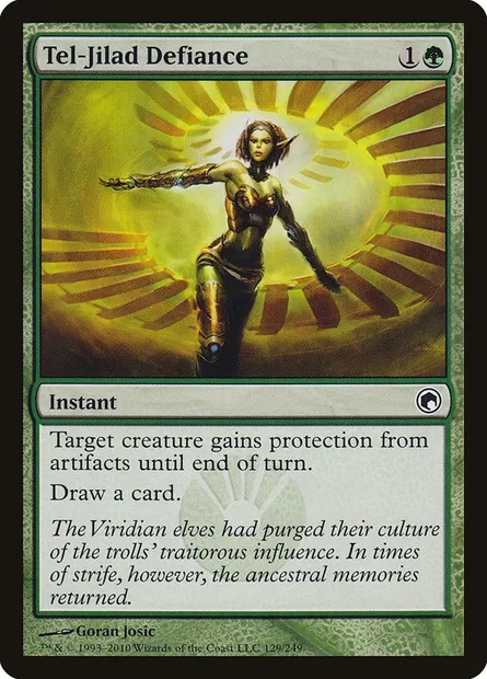 Tel-Jilad Defiance, Magic card SOM 129 — Scars of Mirrodin set