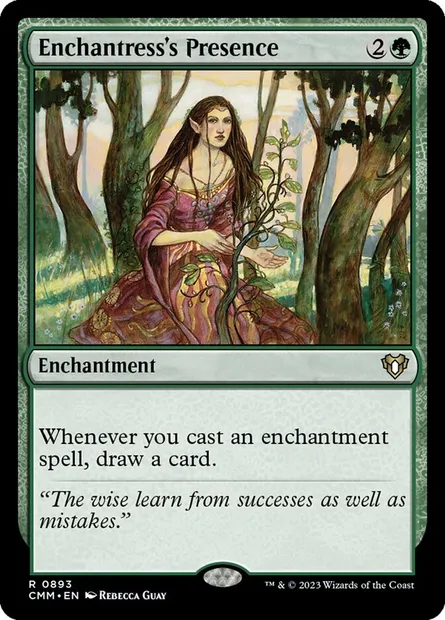 Enchantress's Presence, Magic card CMM 893 — Commander Masters set