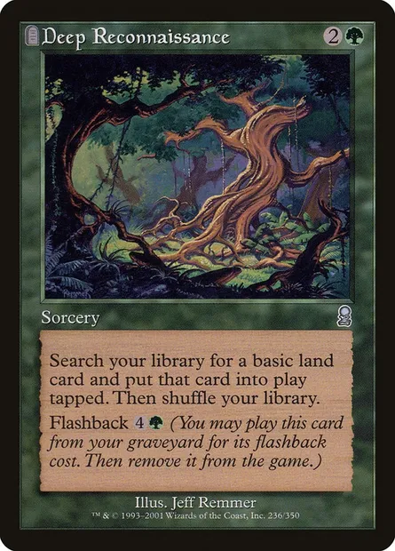 Deep Reconnaissance, Magic card ODY 236 — Odyssey set