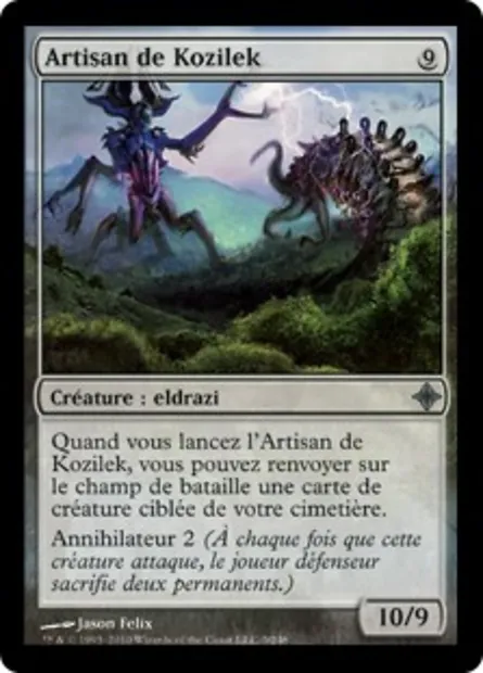 Artisan de Kozilek, carte Magic ROE 2 — extension L'ascension des Eldrazi