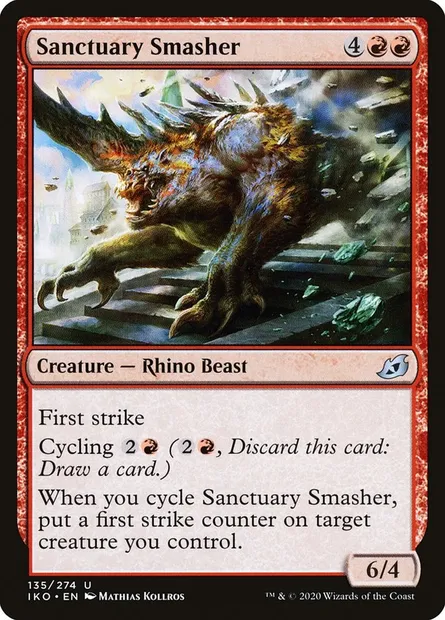 Sanctuary Smasher, Magic card IKO 135 — Ikoria: Lair of Behemoths set