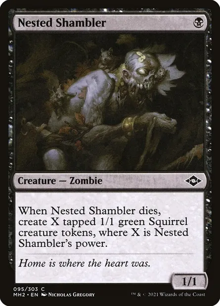 Nested Shambler, Magic card MH2 95 — Modern Horizons 2 set