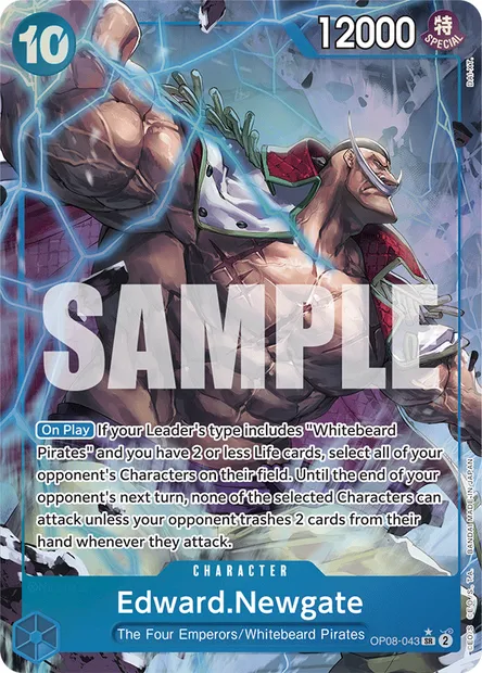 Edward.Newgate, One Piece card OP08-043 — TWO LEGENDS set