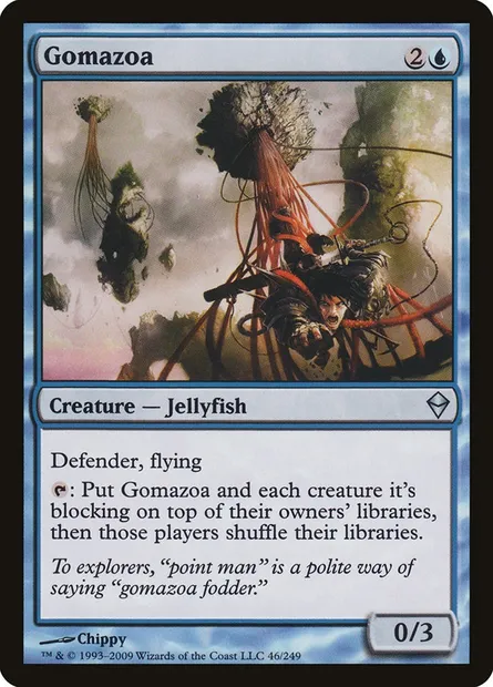 Gomazoa, Magic card ZEN 46 — Zendikar set