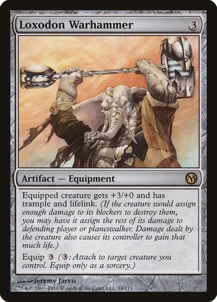 Loxodon Warhammer, Magic card DPA 94 — Duels of the Planeswalkers set