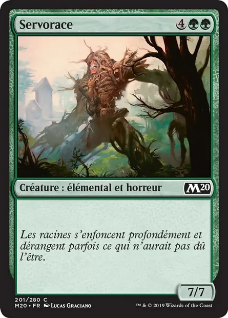 Servorace, carte Magic M20 201 — extension Core Set 2020
