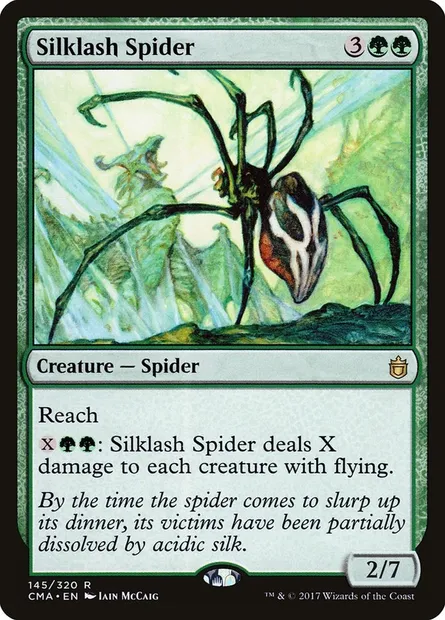 Silklash Spider, Magic card CMA 145 — Commander Anthology set
