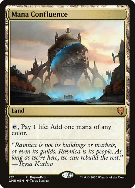Confluence de mana, carte Magic CMR 721 — extension Commander Legends