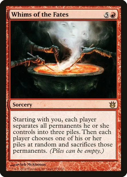 Whims of the Fates, Magic card BNG 115 — Born of the Gods set