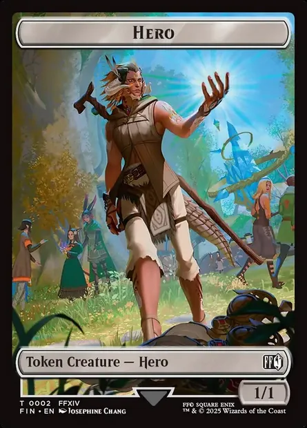 Hero, Magic card TFIN 2 — Final Fantasy Tokens set