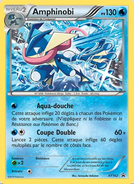 Amphinobi, carte Pokémon XY 162 — extension Promo XY