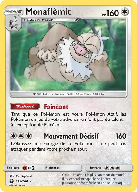 Monaflèmit, carte Pokémon CES 115 — extension Tempête Céleste