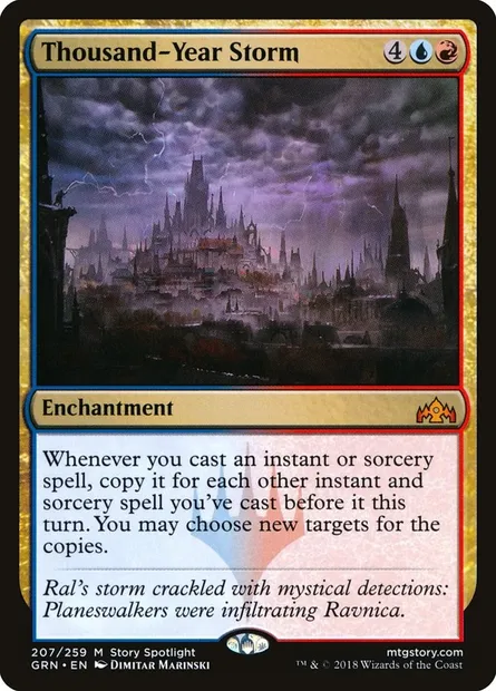 Thousand-Year Storm, Magic card GRN 207 — Guilds of Ravnica set