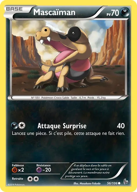 Mascaïman, carte Pokémon FLF 56 — extension Étincelles