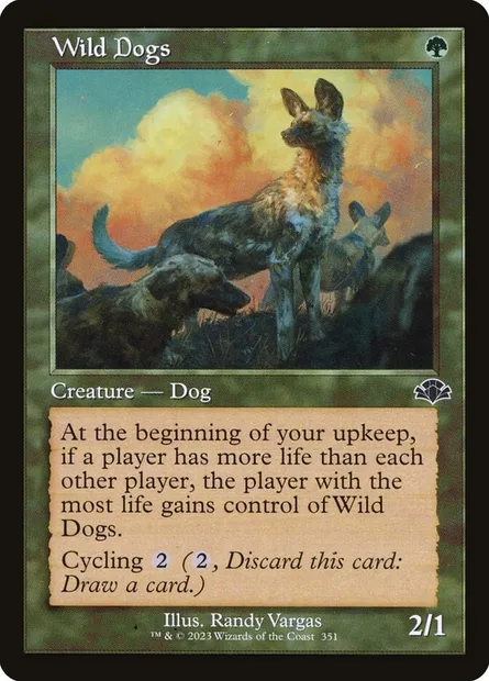 Wild Dogs, Magic card DMR 351 — Dominaria Remastered set