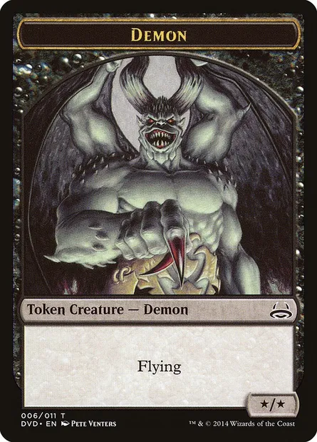 Demon, carte Magic TDVD 6 — extension Duel Decks Anthology: Divine vs. Demonic Tokens