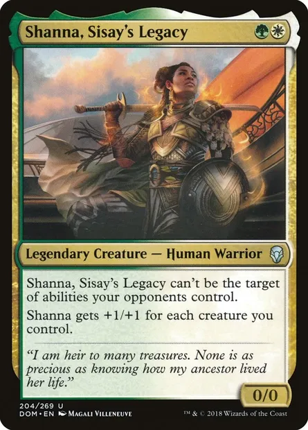 Shanna, Sisay's Legacy, Magic card DOM 204 — Dominaria set