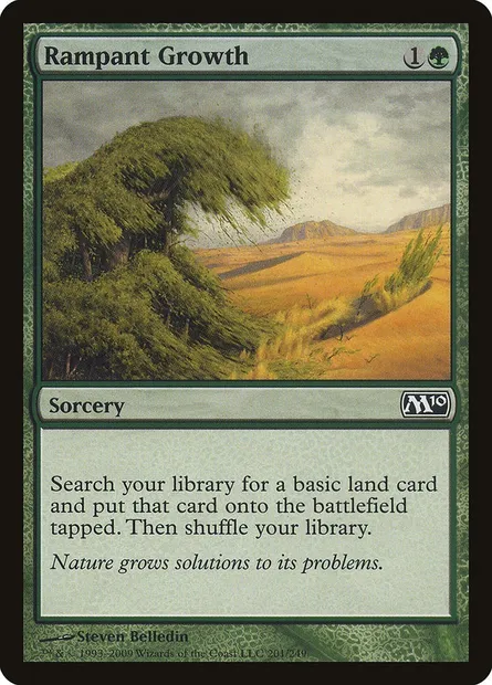 Rampant Growth, Magic card M10 201 — Magic 2010 set