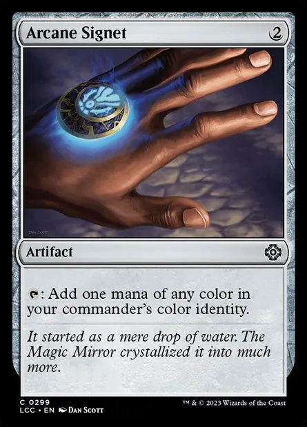 Arcane Signet, Magic card LCC 299 — The Lost Caverns of Ixalan Commander set