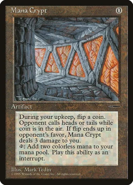Mana Crypt, Magic card PHPR 5 — HarperPrism Book Promos set
