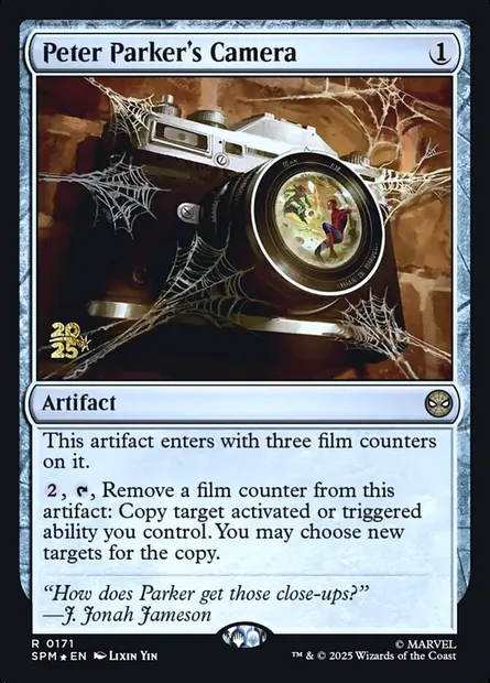 Peter Parker's Camera, Magic card PSPM 171s — Marvel's Spider-Man Promos set