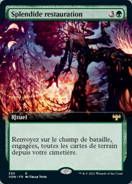Splendide restauration, carte Magic VOW 393 — extension Innistrad : noce écarlate