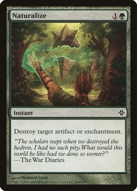Naturalize, Magic card ROE 199 — Rise of the Eldrazi set