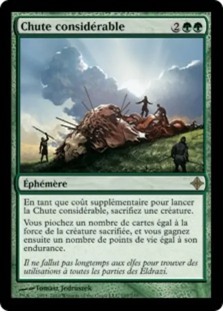 Chute considérable, carte Magic ROE 197 — extension L'ascension des Eldrazi