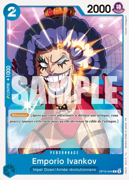 Emporio Ivankov, carte One Piece OP16-044 — extension L'HEURE DE LA BATAILLE DÉCISIVE
