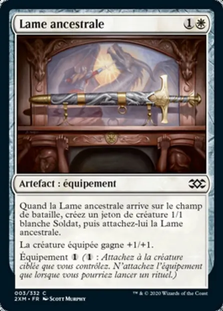 Lame ancestrale, carte Magic 2XM 3 — extension Double Masters