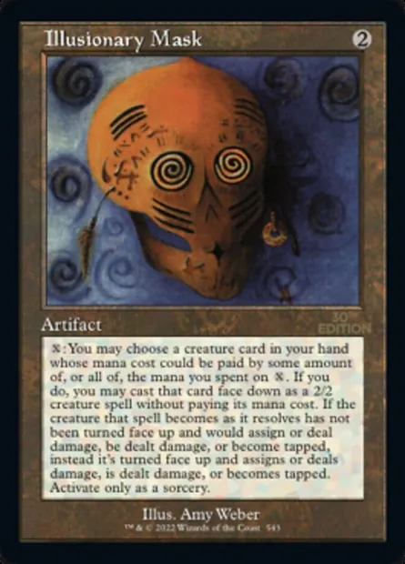 Illusionary Mask, Magic card 30A 543 — 30th Anniversary Edition set