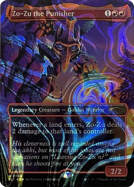 Zo-Zu le châtieur, carte Magic SLC 53 — extension Secret Lair Countdown