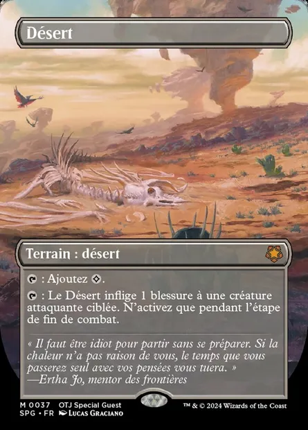 Désert, carte Magic SPG 37 — extension Special Guests