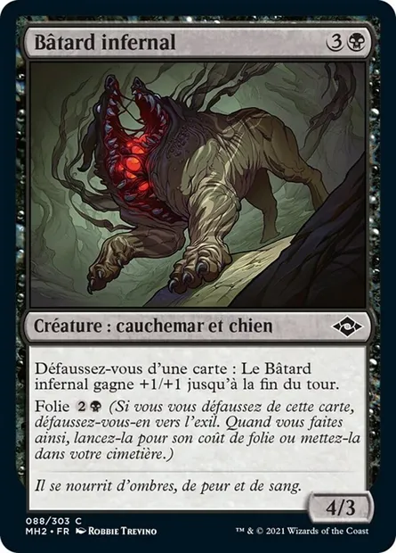Bâtard infernal, carte Magic MH2 88 — extension Horizons du Modern 2