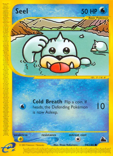 Otaria, carte Pokémon SK 94 — extension Skyridge