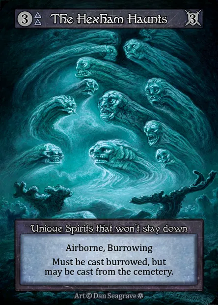 The Hexham Haunts, carte Sorcery GOT 187 — extension Gothic