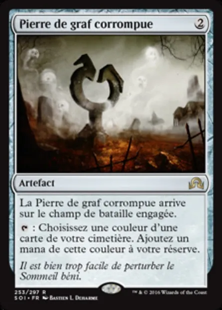 Pierre de graf corrompue, carte Magic SOI 253 — extension Ténèbres sur Innistrad
