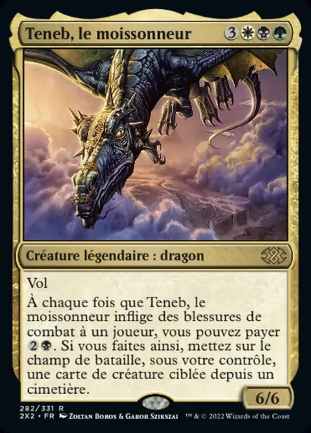 Teneb, le moissonneur, carte Magic 2X2 282 — extension Double Masters 2022