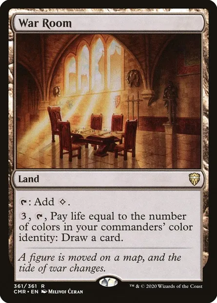 War Room, Magic card CMR 361 — Commander Legends set